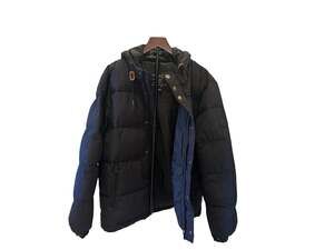 American Eagle Outfitters Puffer Jacket Men's/Unisex Medium Hooded Black Winter